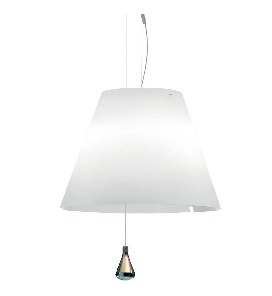 Hanglamp Luceplan Costanza, Huis en Inrichting, Lampen | Lampenkappen, Ophalen, Gebruikt, 25 tot 50 cm, Wit