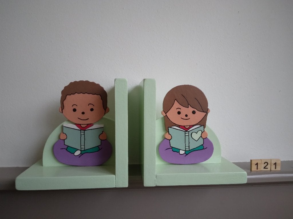 Boekensteun 121 Boekenlezers, Overige typen, Nieuw, Ophalen of Verzenden, Meerkleurig