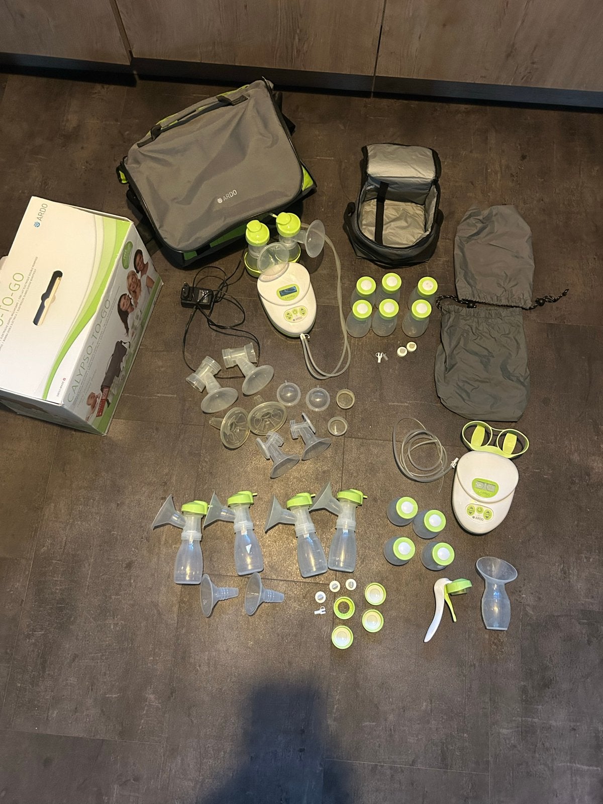Complete Ardo Calypso To Go borstkolf set + extra's, Ophalen of Verzenden, Zo goed als nieuw