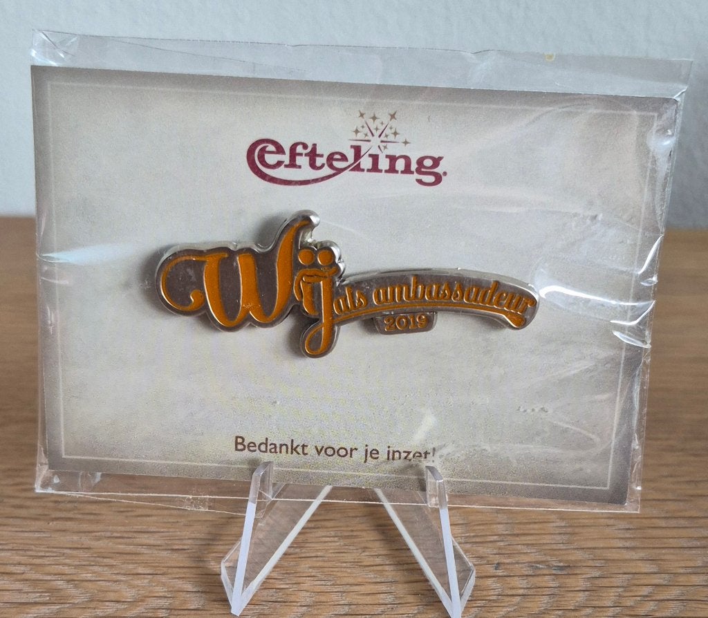 Efteling Personeels pin "Wij als Ambassadeur 2019", Ophalen of Verzenden, Nieuw, Button of Speldje