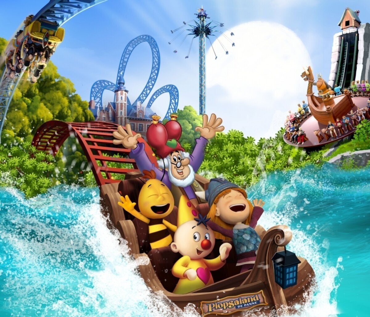 12 tickets Plopsa de Panne >1m, Tickets en Kaartjes, Drie personen of meer, Ticket of Toegangskaart