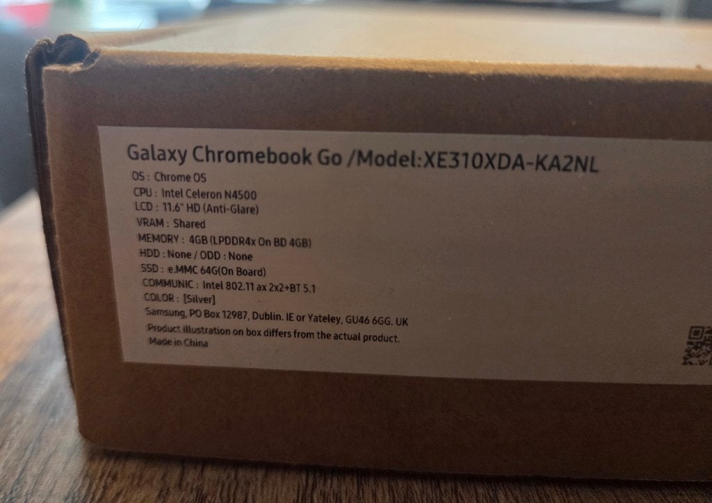 Samsung chromebook go, Computers en Software, Chromebooks, 4 GB of minder, Ophalen of Verzenden, Zo goed als nieuw, Samsung Galaxy Chromebook go