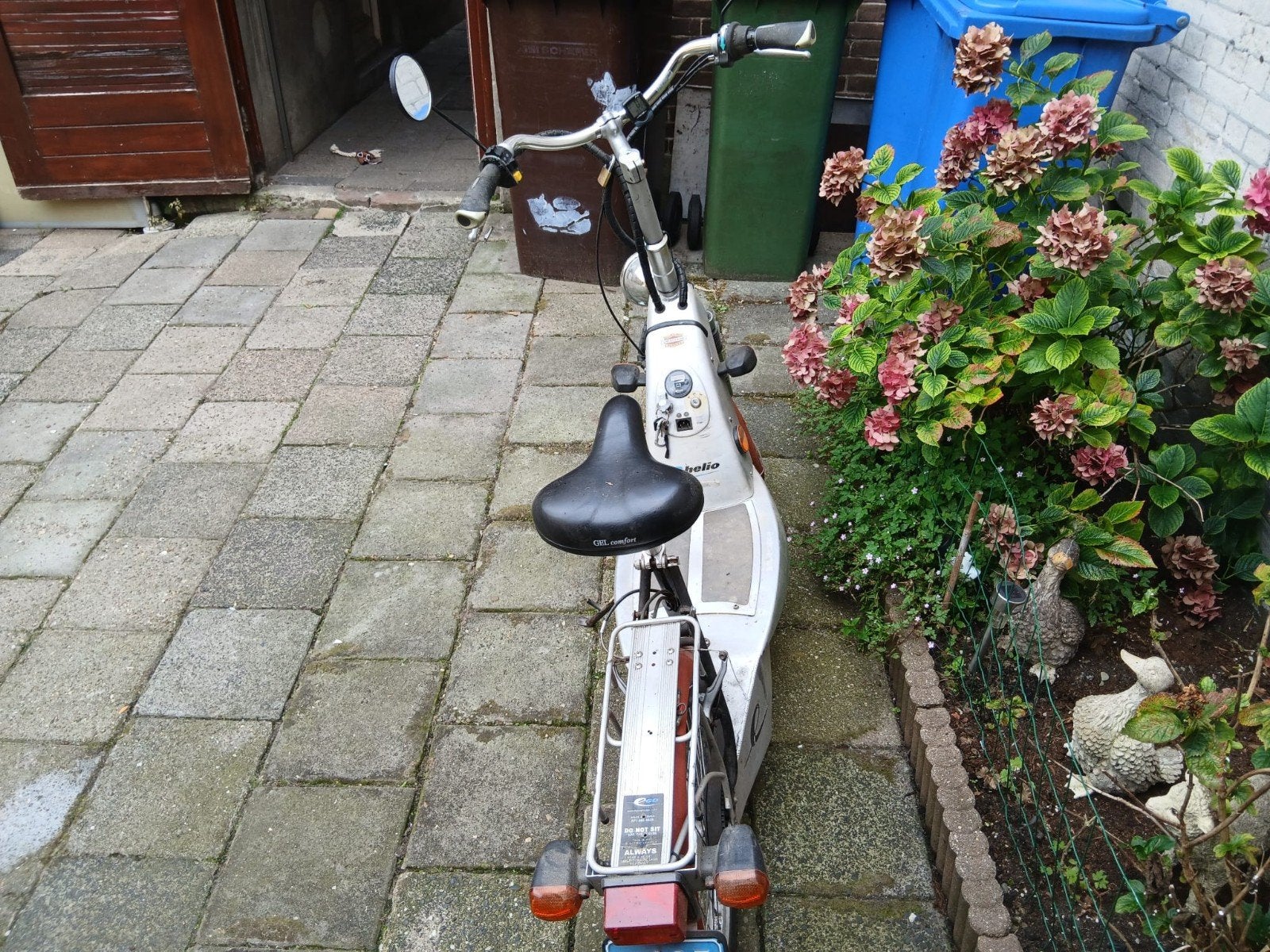 Eco Helio elektrische brommer - opknapper met blauw kenteken, Fietsen en Brommers, Snorfietsen en Snorscooters, Ophalen of Verzenden