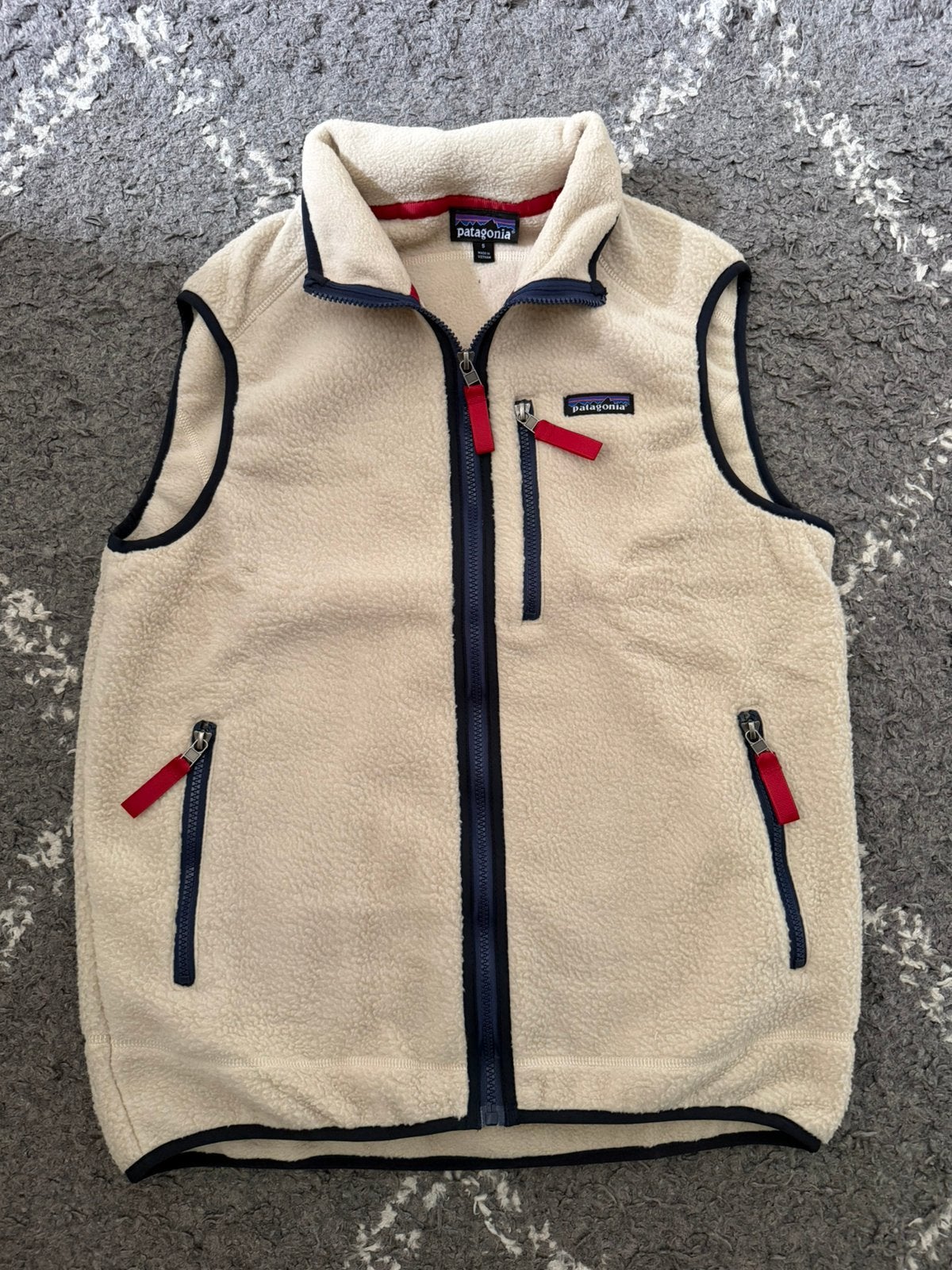 Zachte Fleece Gilet Teddy – Maat S – Ideaal voor outdoor, Ophalen of Verzenden, Nieuw, Maat 48/50 (M), Wit