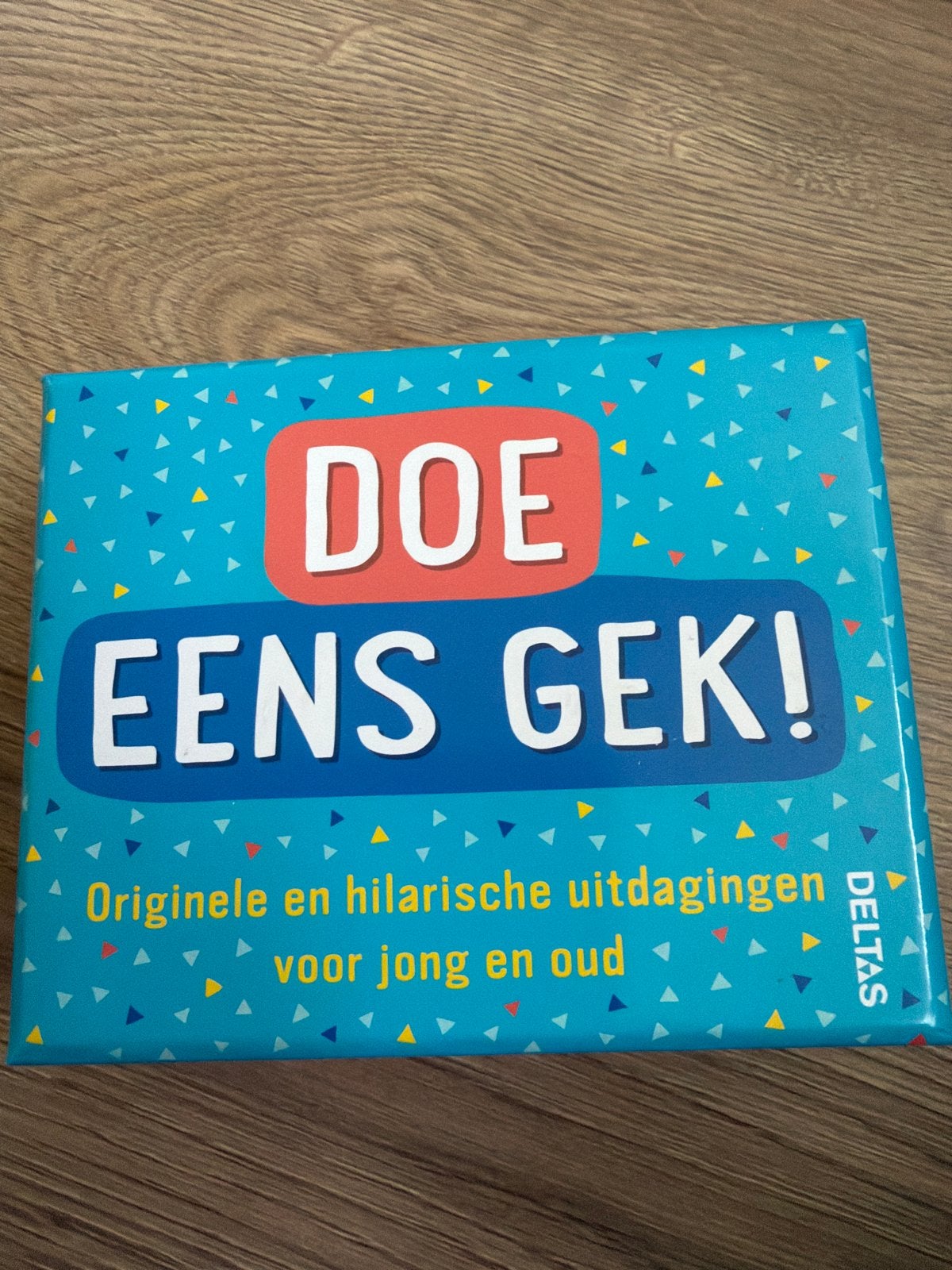 Doe Eens Gek! Kaartspel - Originele Uitdagingen, Drie of vier spelers, Ophalen of Verzenden, Zo goed als nieuw