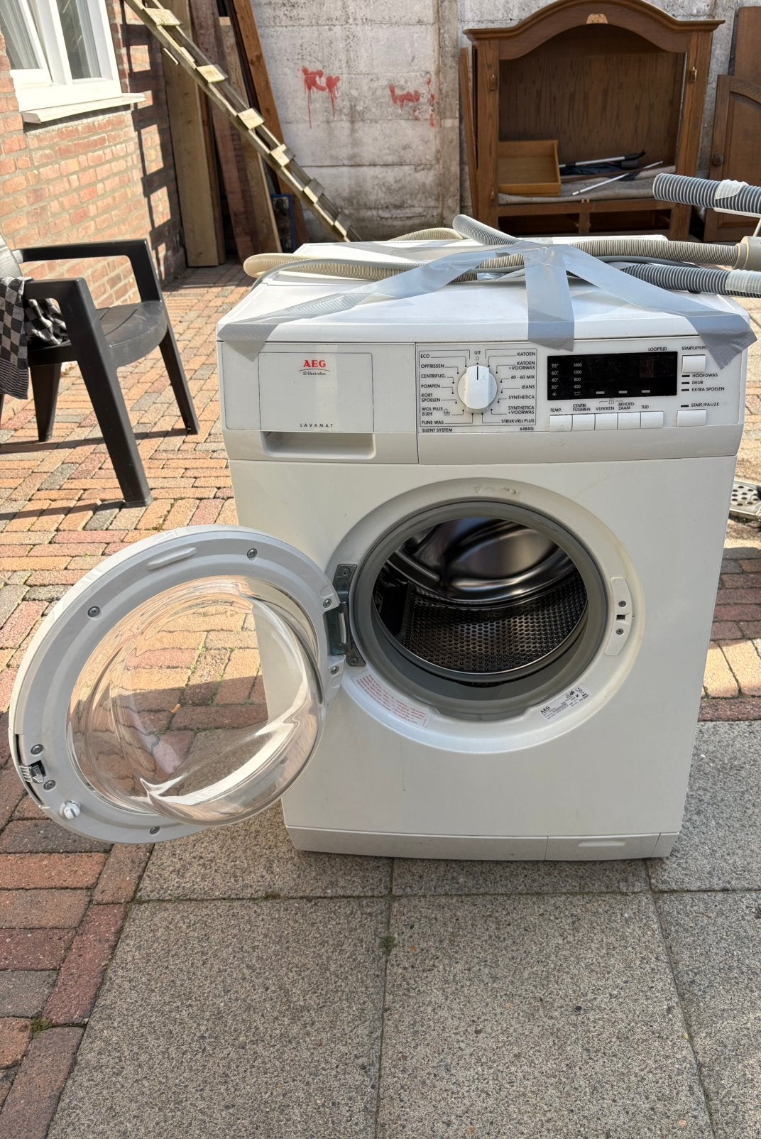 AEG Lavamat 6 kg wasmachine – werkt goed – moet snel weg, Witgoed en Apparatuur, Ophalen, Zo goed als nieuw, 85 tot 90 cm, 1200 tot 1600 toeren