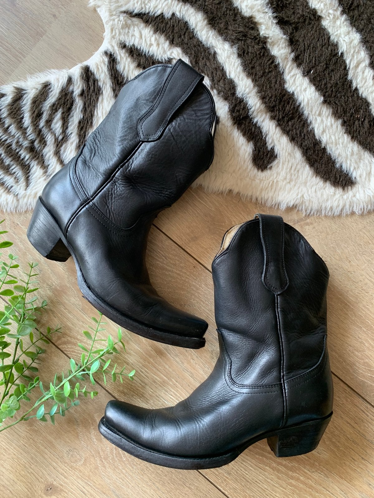 Go West cowboylaarzen met rits 39 western boots enkellaars, Kleding | Dames, Schoenen, -, Zwart, -, Lage of Enkellaarzen