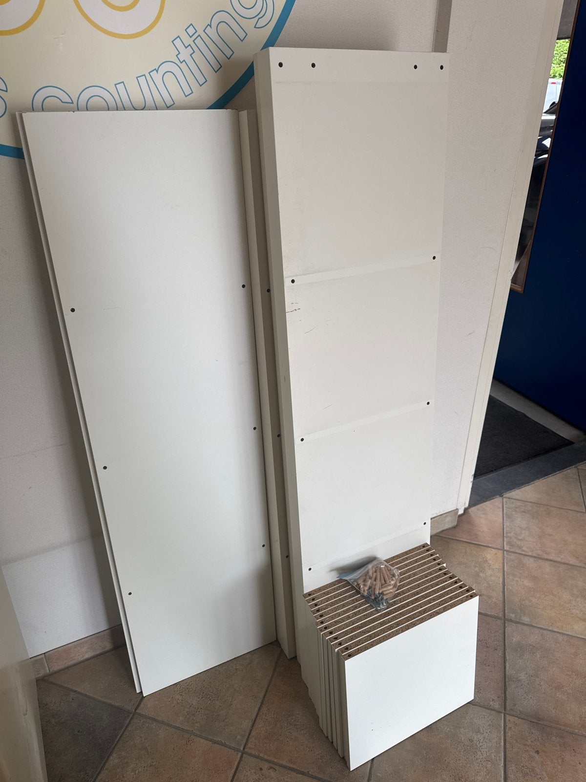 IKEA Kallax kast 16 vakken - Wit (4x4), Ophalen, Gebruikt