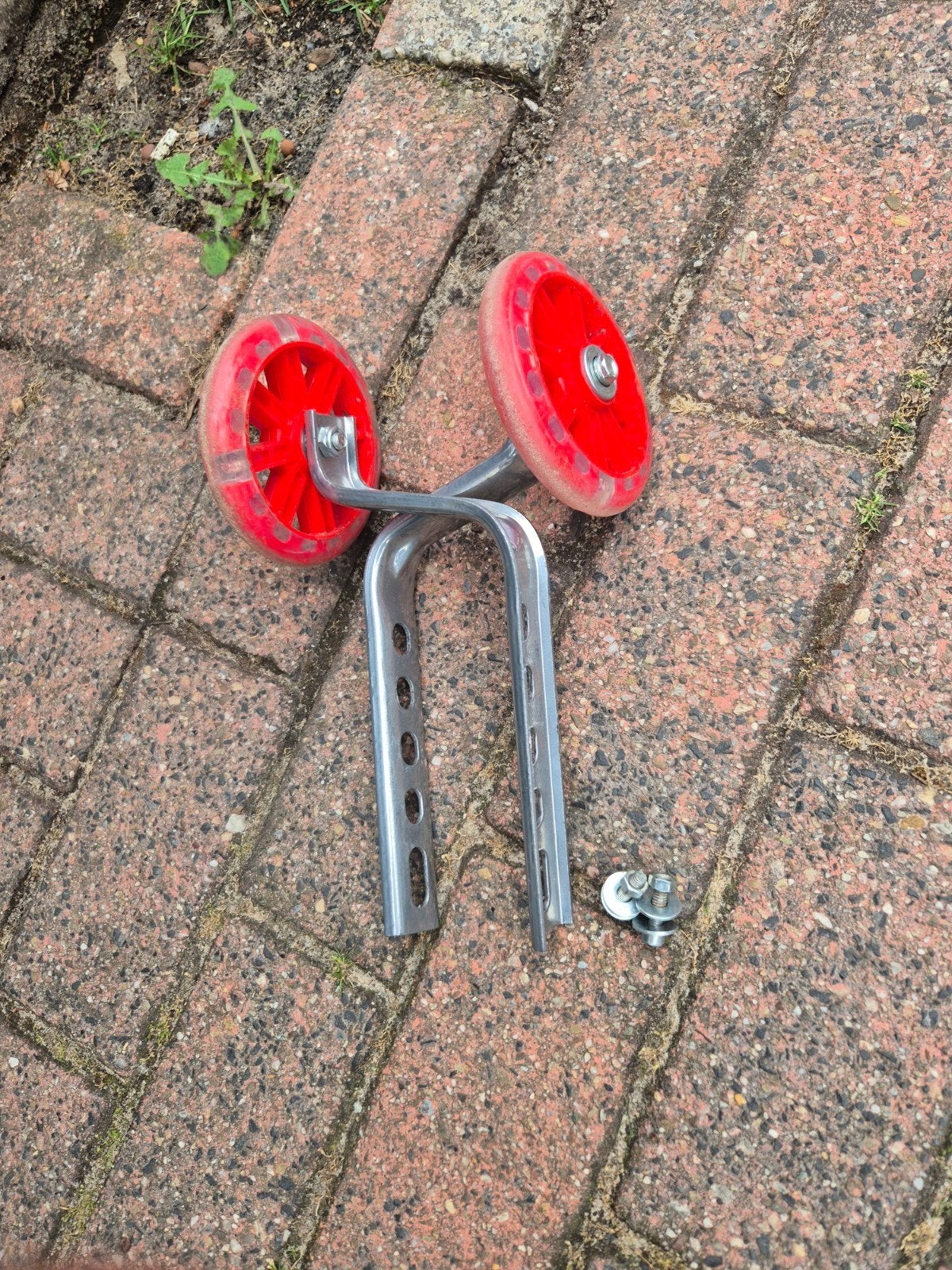 Fiets zijwieltjes rood - Zo goed als nieuw, Ophalen, Zo goed als nieuw