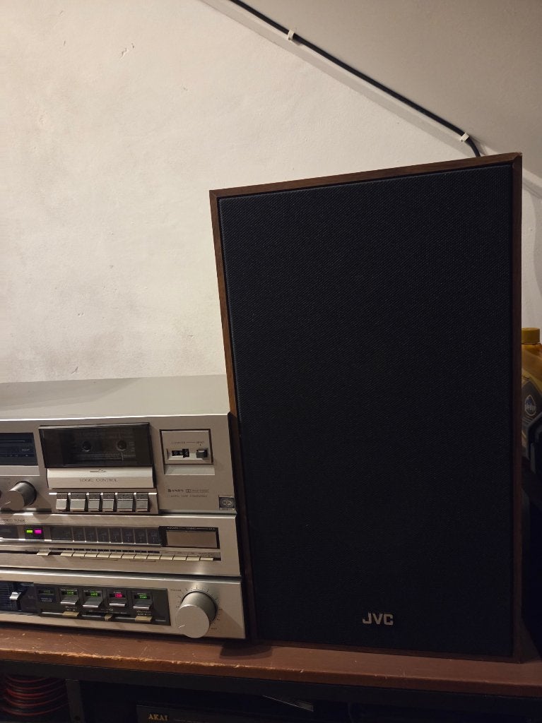 JVC stereo set met luidsprekers, JVC, Losse componenten, Zo goed als nieuw, Ophalen