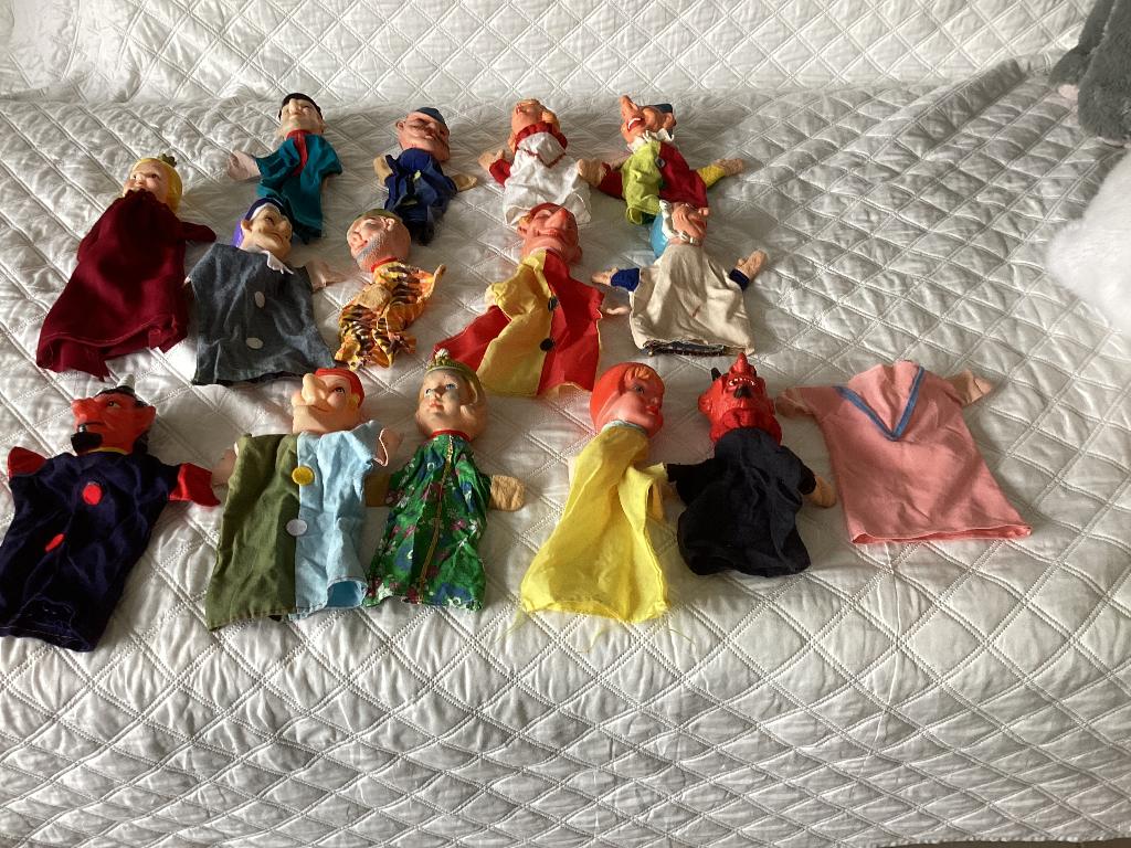 Poppenkastpoppen, Ophalen, Gebruikt