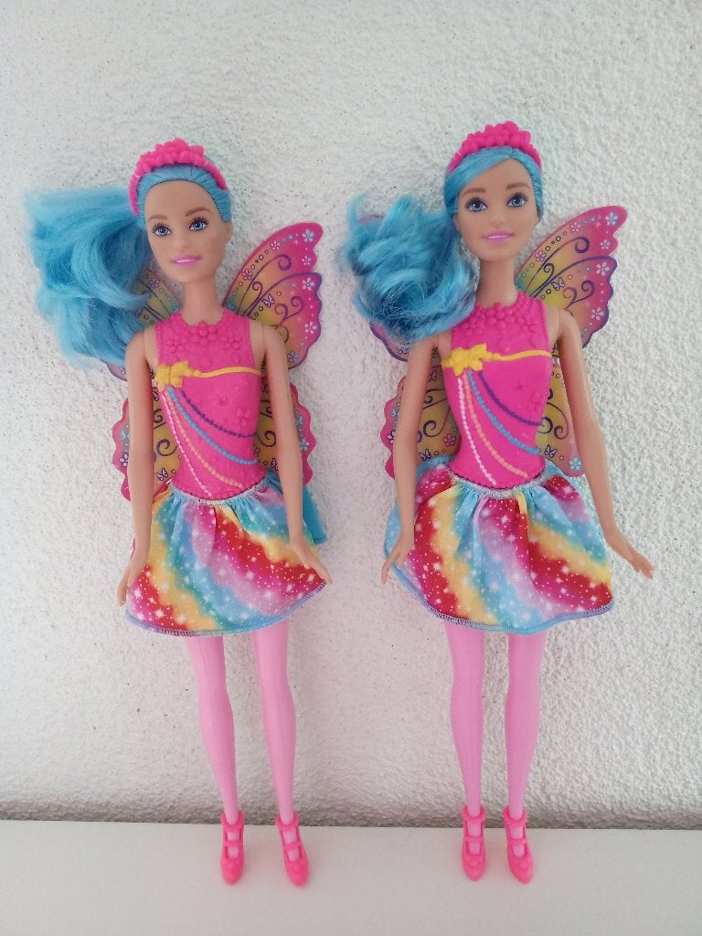 2 Barbie Dreamtopia DHM56 Poppen, Ophalen of Verzenden, Gebruikt, Barbie
