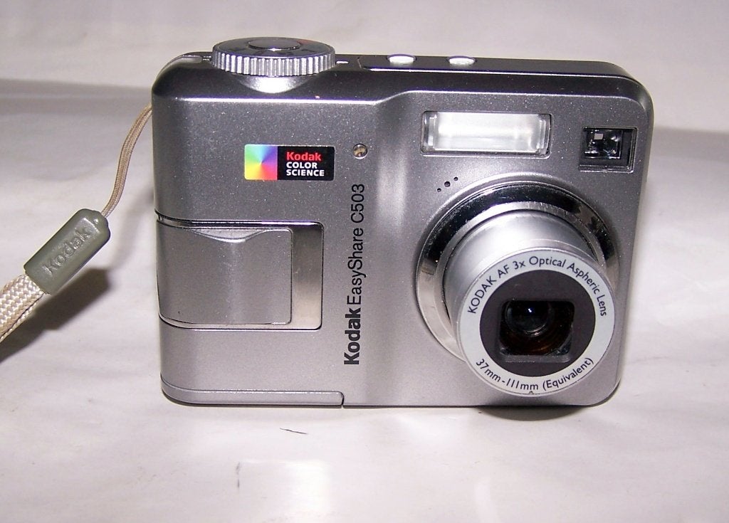 Kodak EasyShare C503 digitale Compactcamera, Izgs., Ingebouwde flitser, Ophalen of Verzenden, Zo goed als nieuw, 5 megapixels