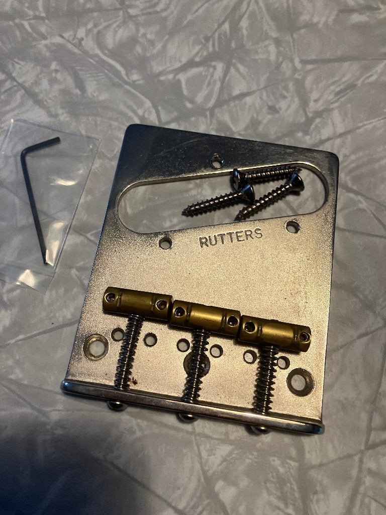 Rutters (USA) telecaster brug linkshandig, Ophalen of Verzenden, Gebruikt, Elektrische gitaar