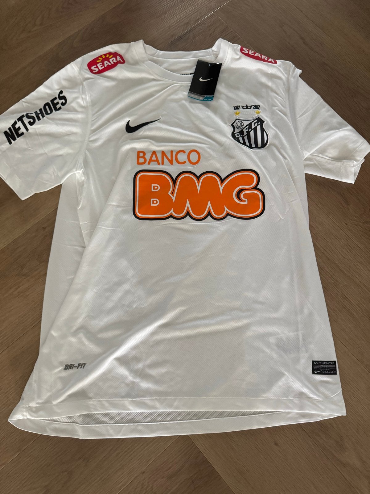 Nike Santos FC Neymar jr, Ophalen of Verzenden, Nieuw, Maat 56/58 (XL), Wit