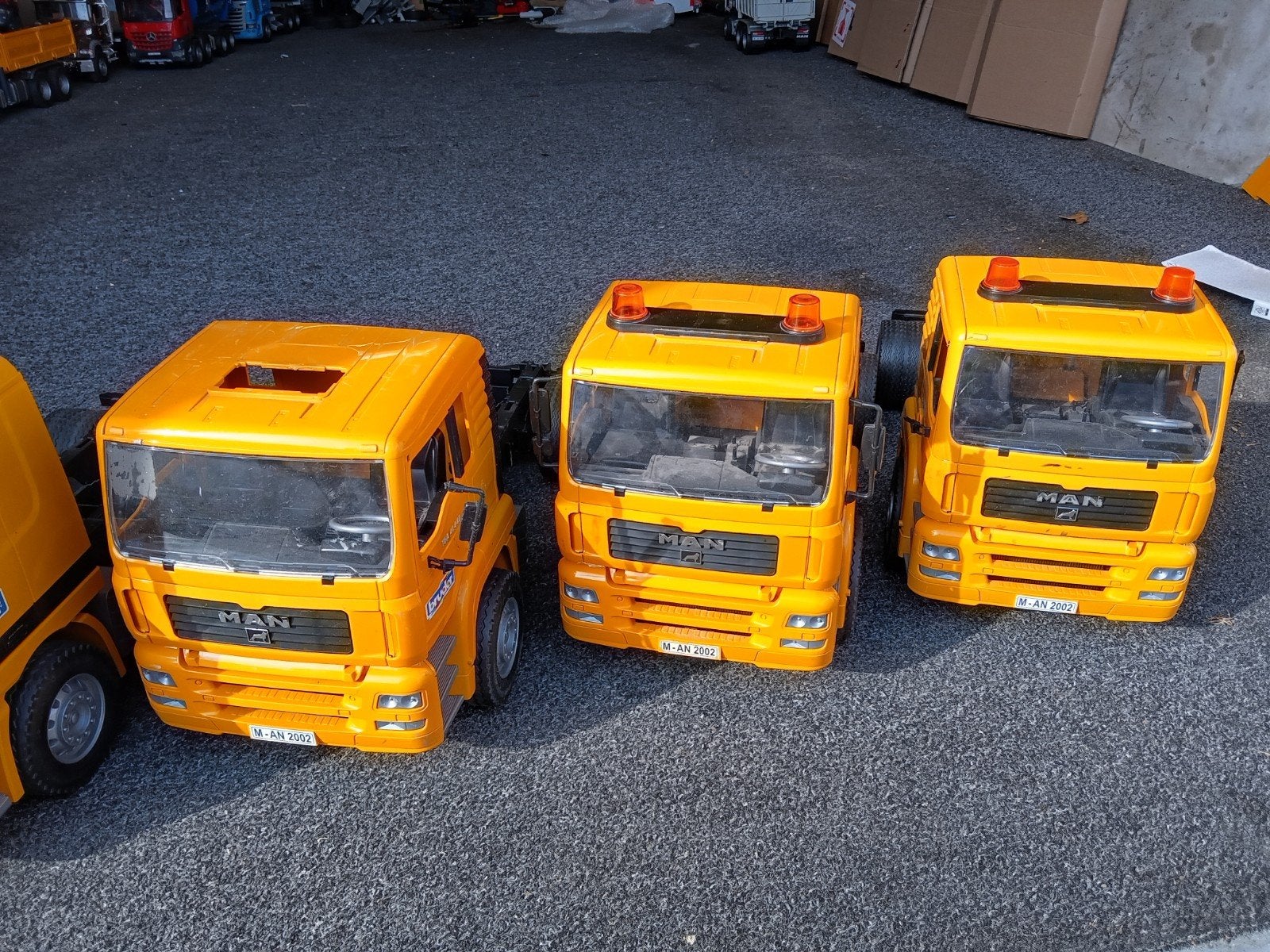 Bruder MAN 3-in-1 vrachtwagen - ideaal voor berging, Ophalen, Gebruikt, Schaal 1:16, Auto onroad