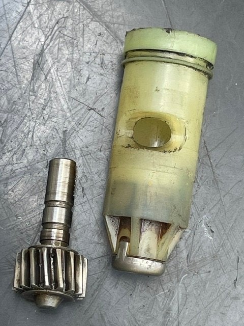 Citroën ID DS, KM-teller kabel 5-bak met tandwiel, Auto-onderdelen, Ophalen of Verzenden, Gebruikt, Citroën