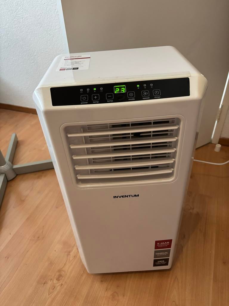 Inventum AC701 Mobiele Airco 3-in-1 - Koelen, Ontvochtigen, Witgoed en Apparatuur, Ophalen, Minder dan 60 m³, Timer, 3 snelheden of meer