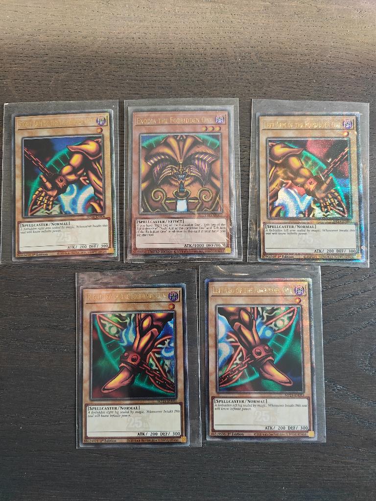 Yugioh Exodia set, Hobby en Vrije tijd, Verzamelkaartspellen | Yu-gi-Oh!, Nieuw, Meerdere kaarten, Ophalen of Verzenden