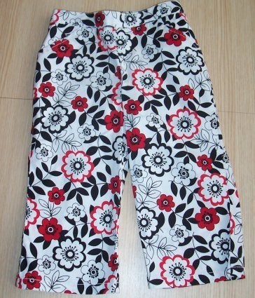 Maat 110 Gymboree broek wit/zwart/rood NIEUW (0216), Kinderen en Baby's, Kinderkleding | Maat 110, Broek, Meisje, Gymboree, Nieuw