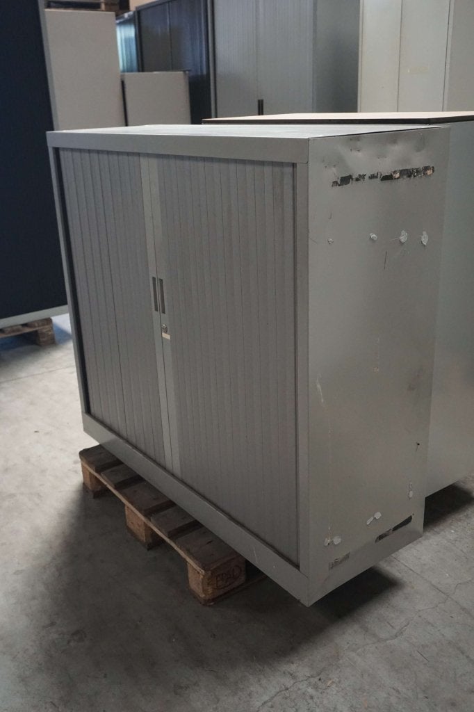 Archiefkast roldeurkast garagekast kantoorkast voorraadkast, Gebruikt, 100 tot 150 cm, 100 tot 150 cm, Niet ingevuld