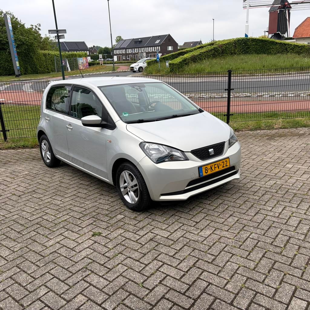 Seat Mii 1.0 44KW 2013 Grijs 5drs airco, Voorwielaandrijving, 840 kg, 4 stoelen, Mii