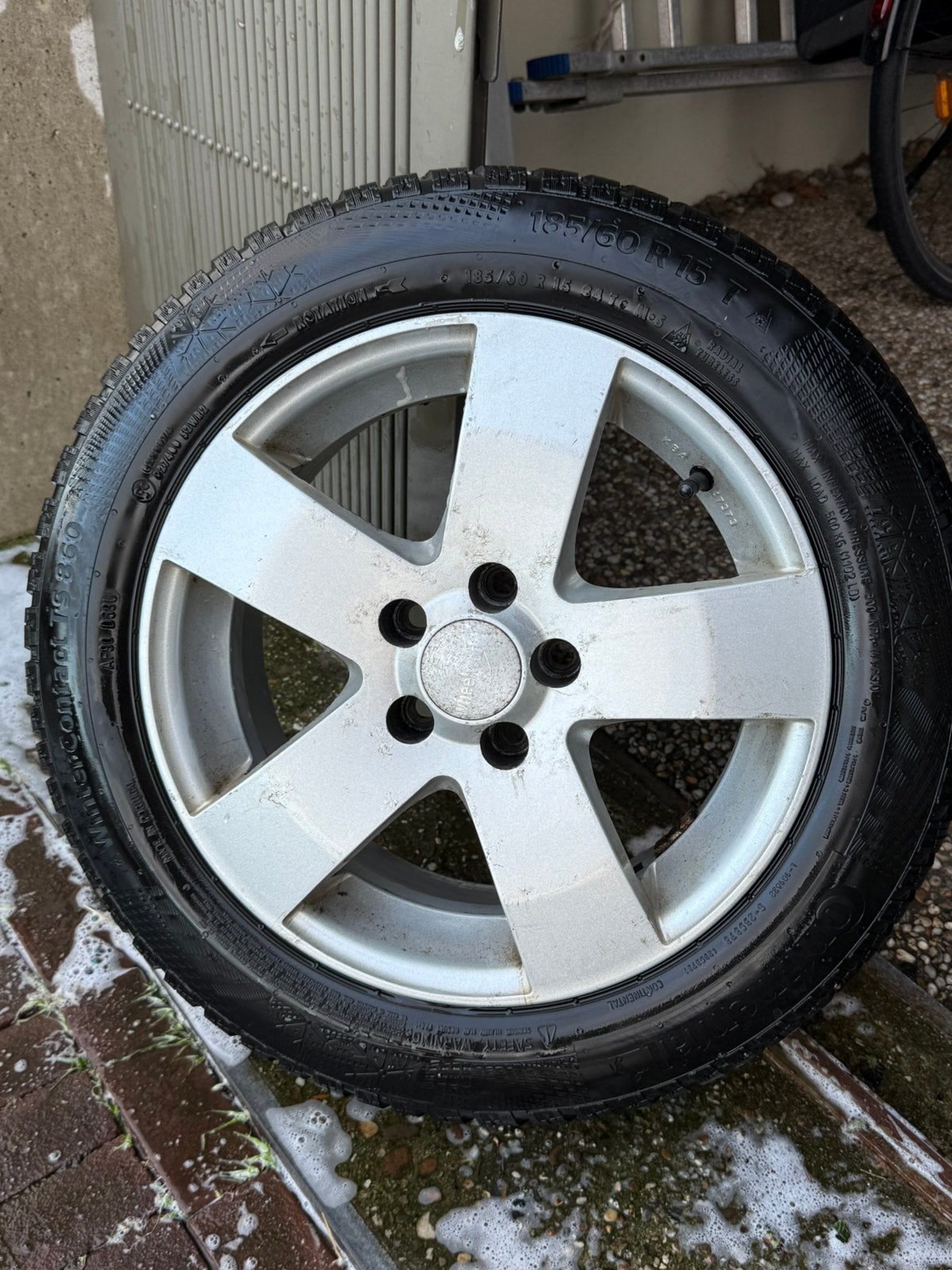 Lichtmetalen velgen met premium winterbanden voor vw polo, Ophalen
