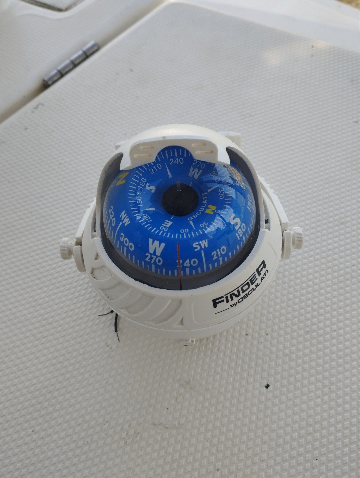 Finder Osculati Kompas voor Boot - Wit/Blauw, Ophalen of Verzenden, Zo goed als nieuw, Overige typen
