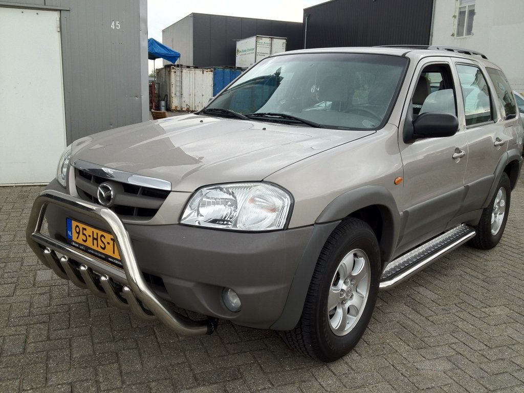 Mazda Tribute Sidebars met aluminium trede, Niet ingevuld, Niet ingevuld, Niet ingevuld
