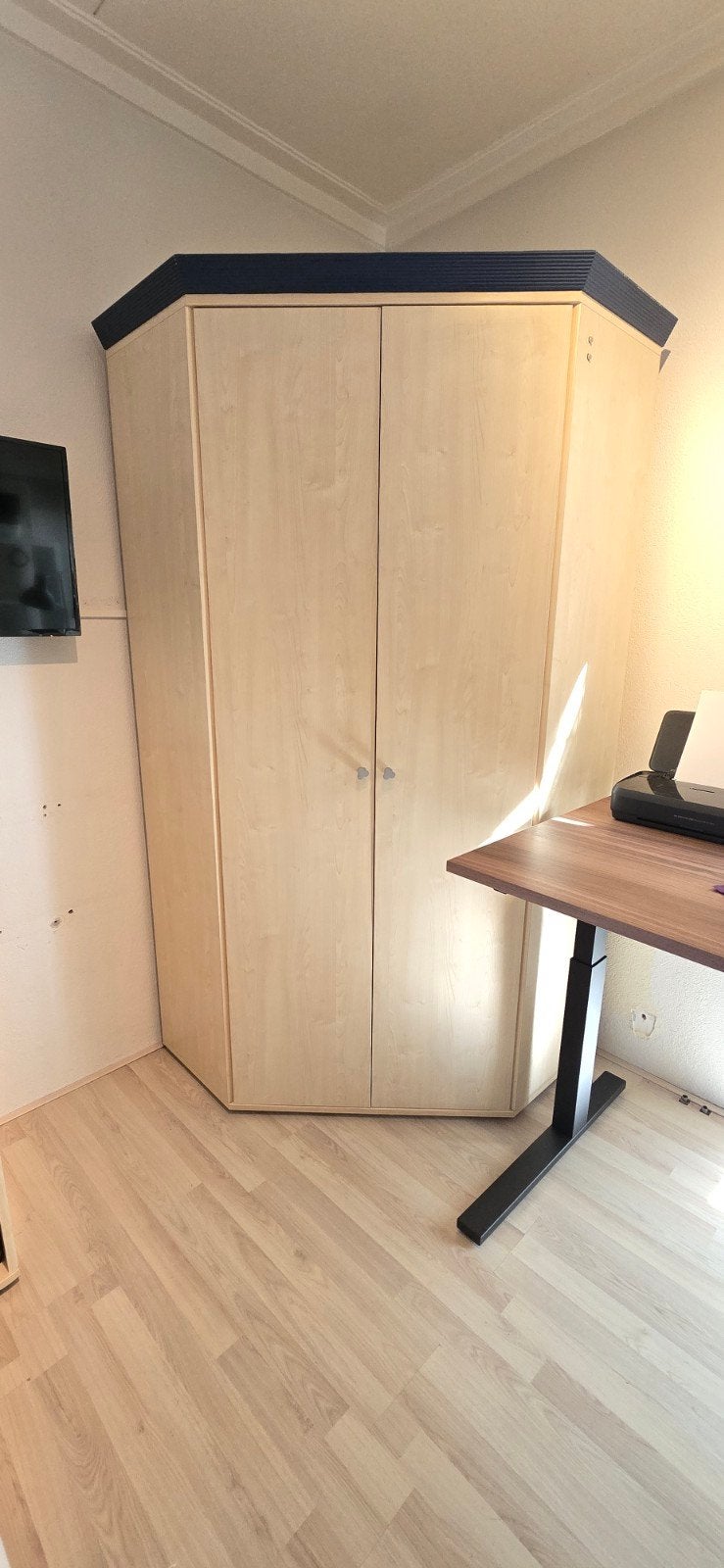 kleerkast klerenkast hoekkast 1 x 1mtr, Ophalen, Overige materialen, Met deur(en), 100 tot 150 cm