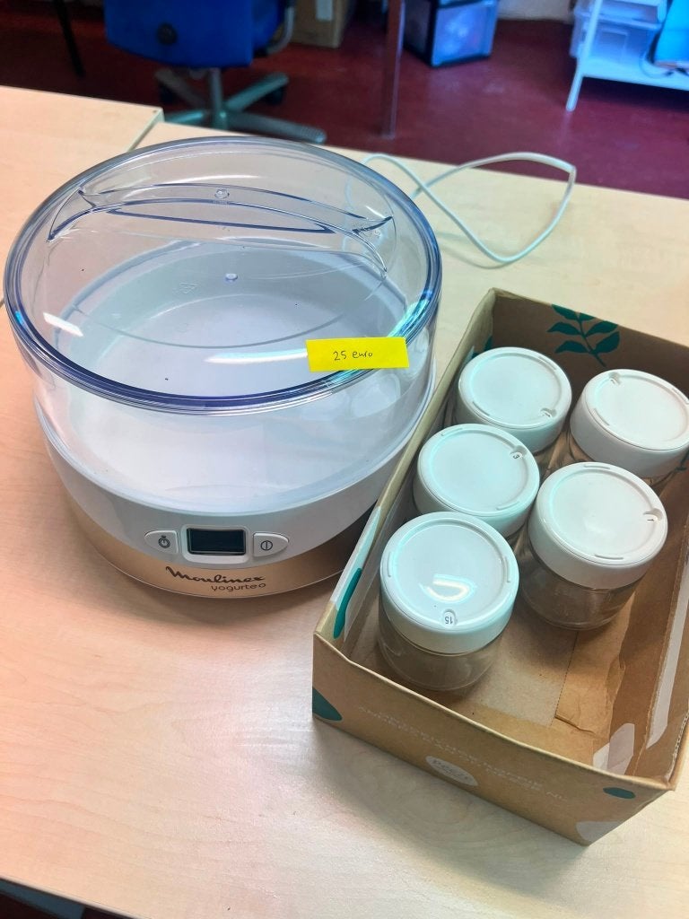Moulinex Yogurteo yoghurtmaker, Huis en Inrichting, Overige typen, Ophalen, Zo goed als nieuw