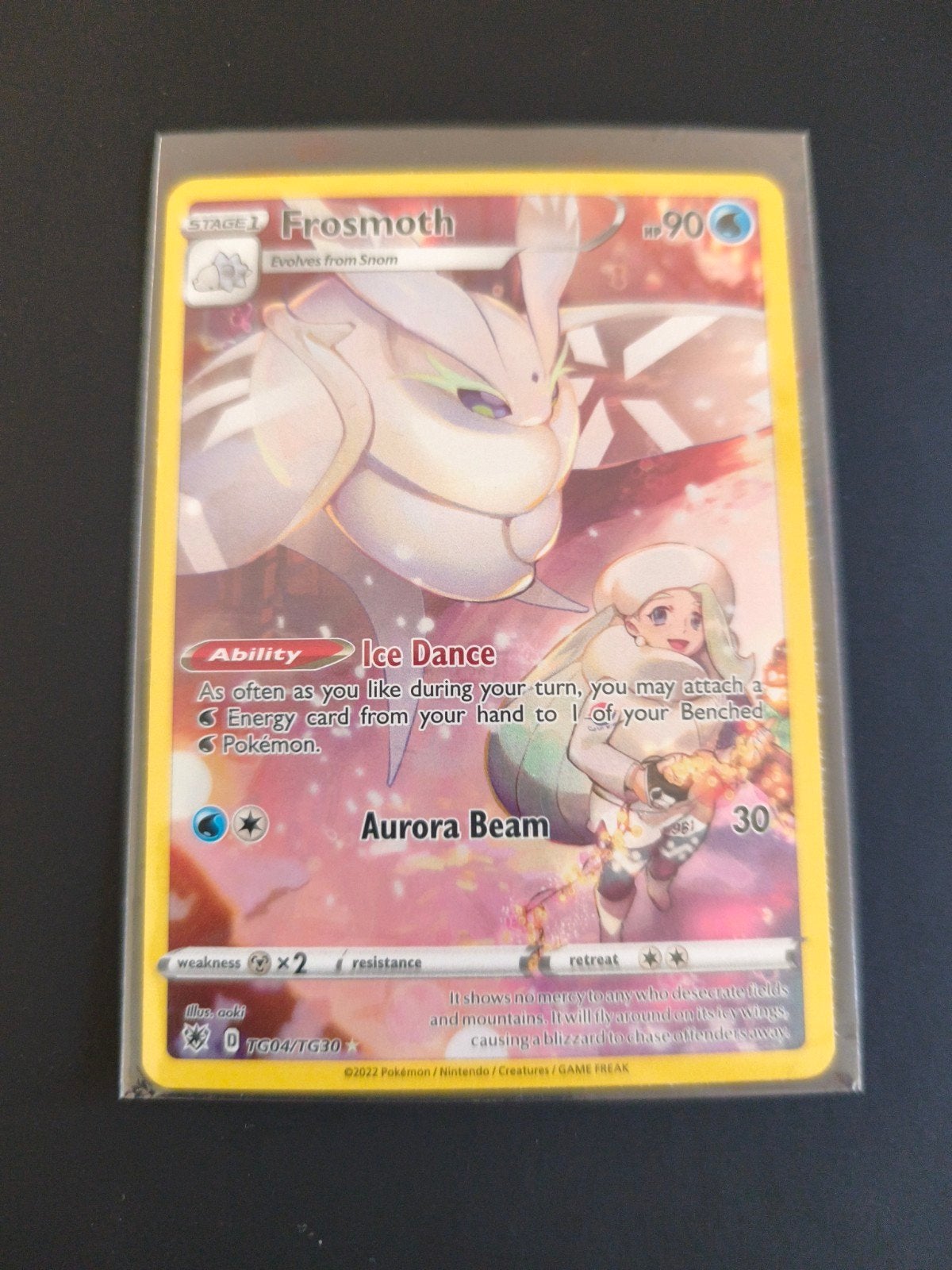 TG04 Frosmoth Astral Radiance Pokemon TCG, Ophalen of Verzenden, Zo goed als nieuw