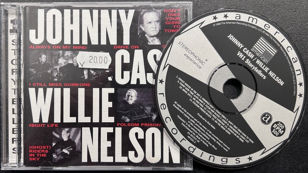JOHNNY CASH / WILLIE NELSON - VH1 Storytellers ( CD ), Ophalen of Verzenden, Zo goed als nieuw, Singer-songwriter