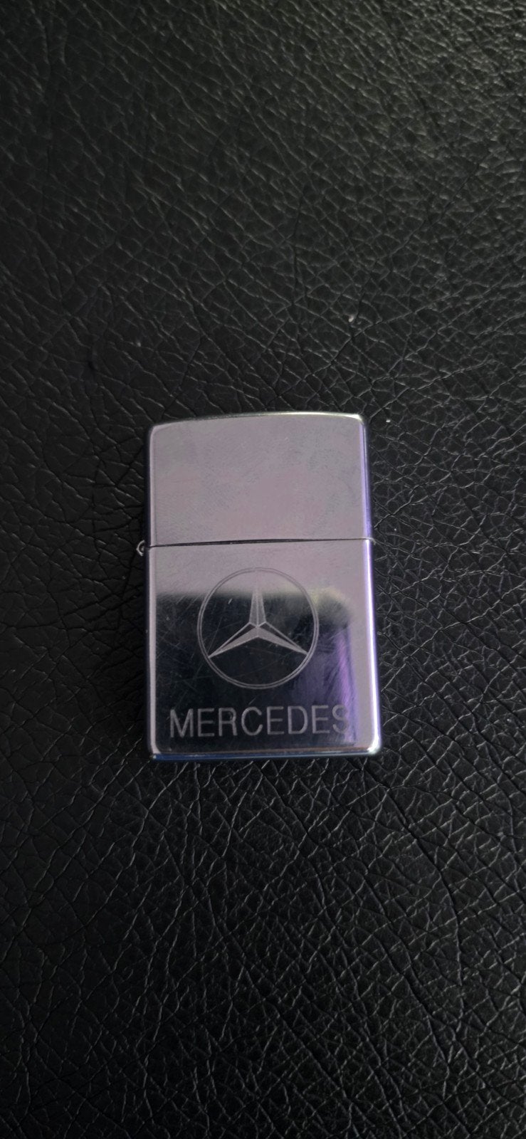Zippo aansteker met Mercedes-Benz logo, Verzamelen, Ophalen of Verzenden, Gebruikt, Aansteker
