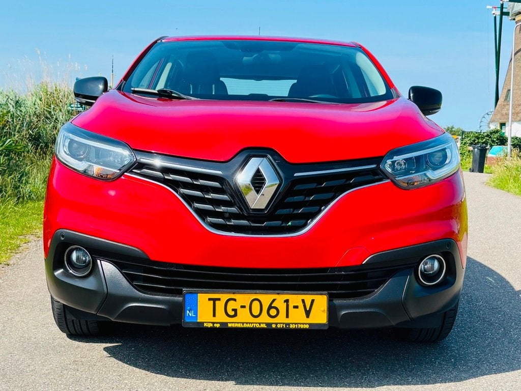 Renault Kadjar 1.2 TCe Limited|1e eigenaar|Airco|Bovag Garan, Auto's, 4 cilinders, Leder en Stof, Origineel Nederlands, Bedrijf