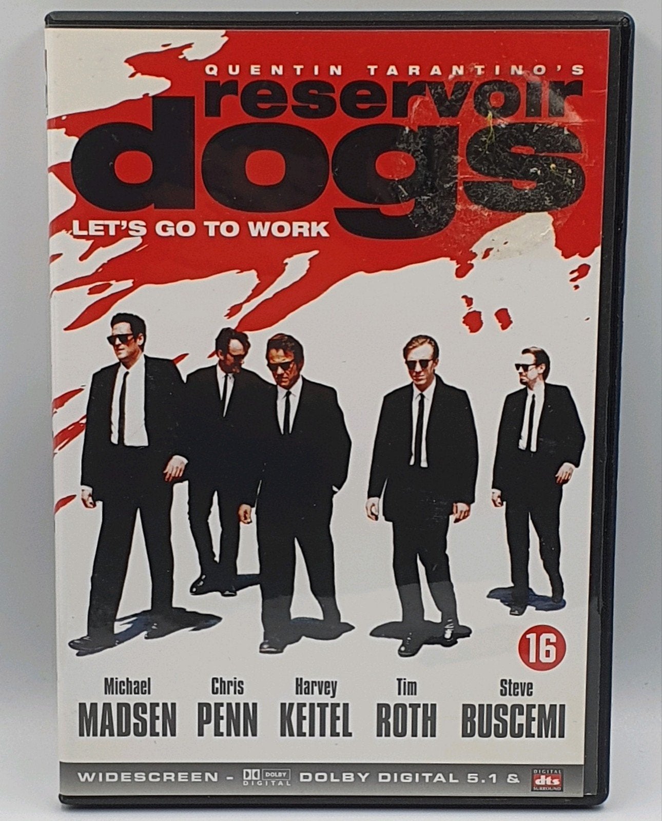 Reservoir Dogs DVD - Quentin Tarantino's debuutfilm, Vanaf 16 jaar, Actiethriller, Ophalen of Verzenden, Gebruikt