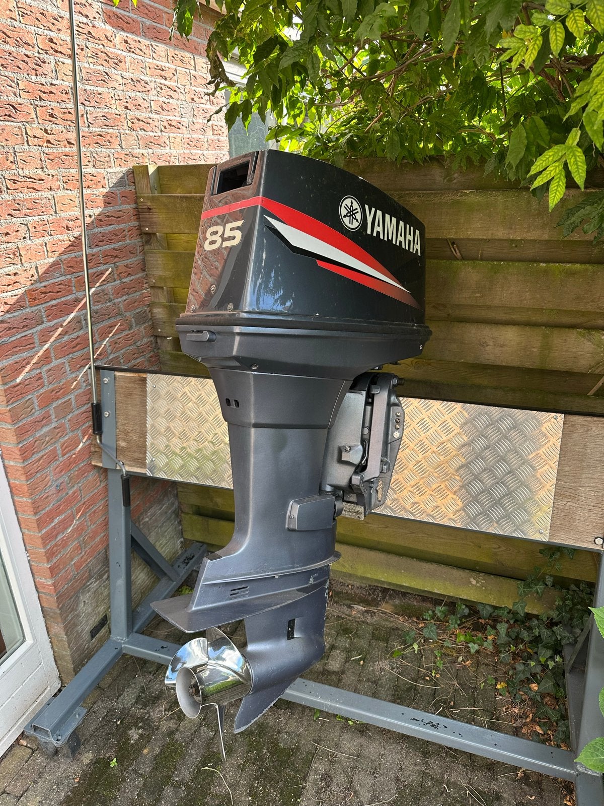 Yamaha 85 PK, Ophalen, Gebruikt, Elektrische start, 30 pk of meer