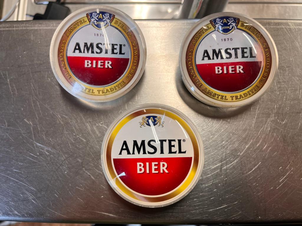 Taplens amstel bier, Verzamelen, Biermerken, Ophalen of Verzenden, Zo goed als nieuw, Amstel