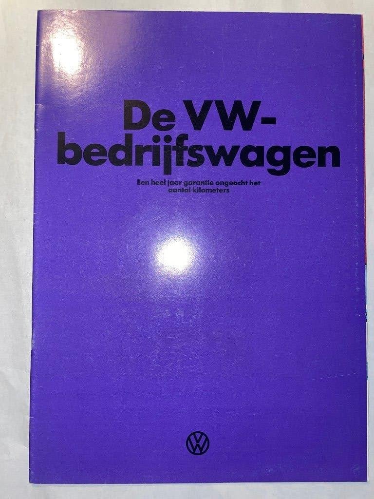 Volkswagen T2 Transporter Bus brochure folder NL 1977 1978, Ophalen of Verzenden, Zo goed als nieuw, Volkswagen