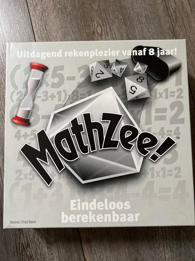 MathZee! rekenplezier vanaf 8 jaar, Drie of vier spelers, Ophalen of Verzenden, Zo goed als nieuw