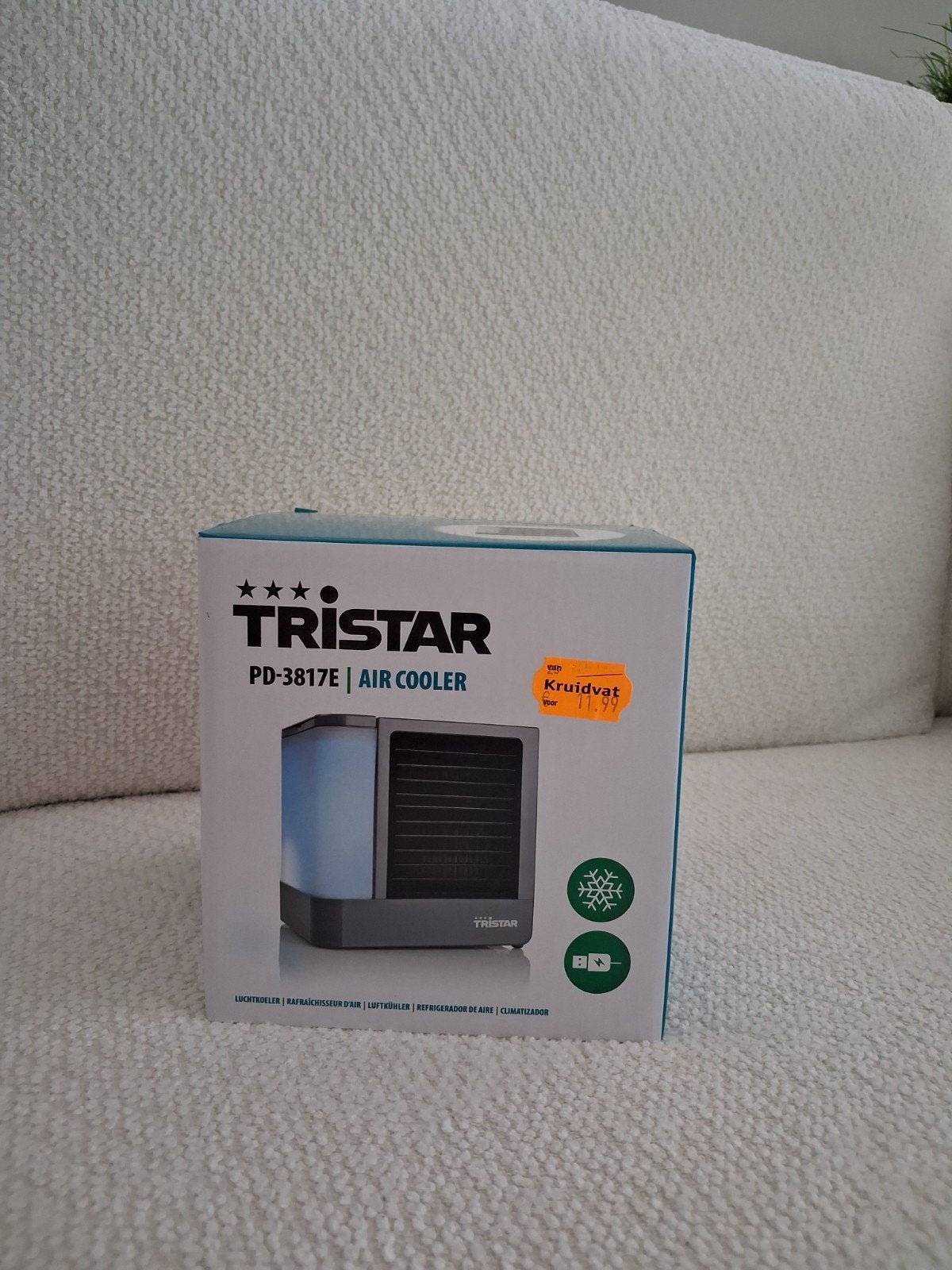 Tristar PD-3817E Air Cooler - Nieuw in doos, Witgoed en Apparatuur, Airco's, Minder dan 60 m³, Nieuw, 3 snelheden of meer, Ophalen of Verzenden