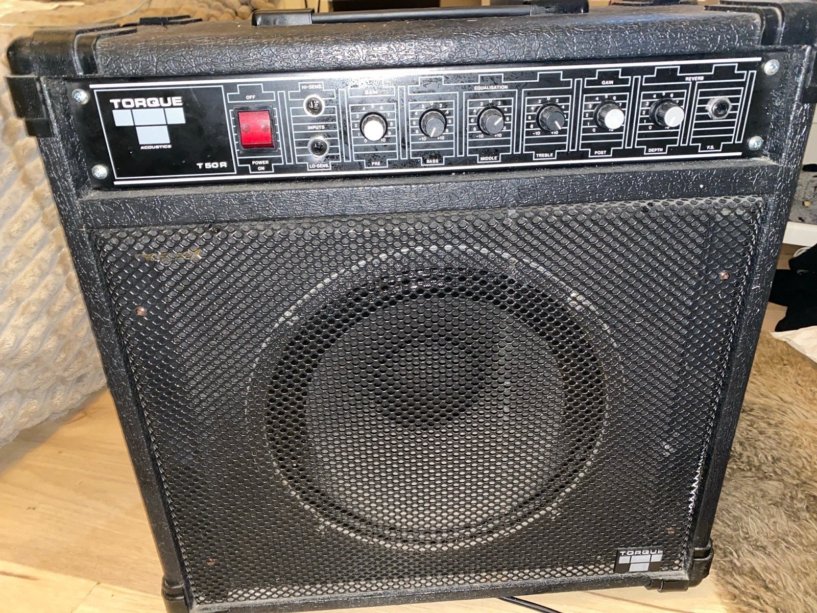 Torque T50R Akoestische Gitaarversterker, Muziek en Instrumenten, Ophalen, Gebruikt, Gitaar, Minder dan 50 watt