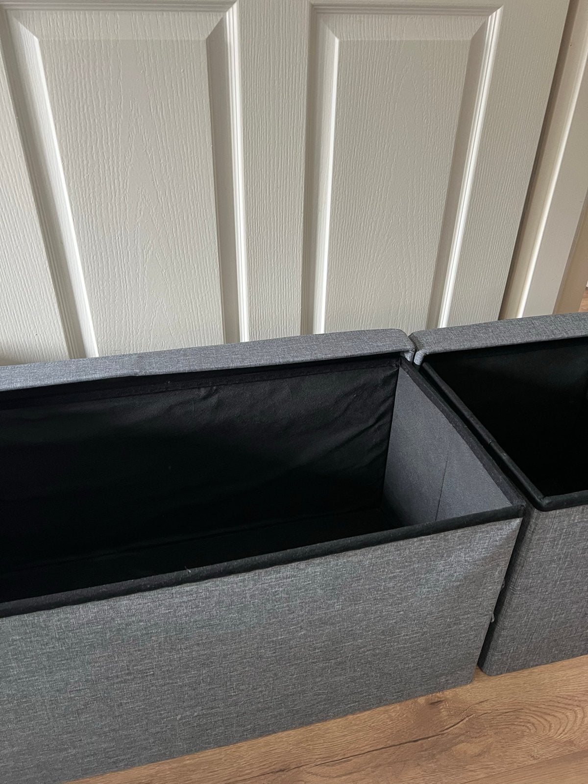 Opvouwbare opbergboxen met deksel, grijs, Ophalen, 50 tot 100 cm, Zo goed als nieuw, 5 – 50