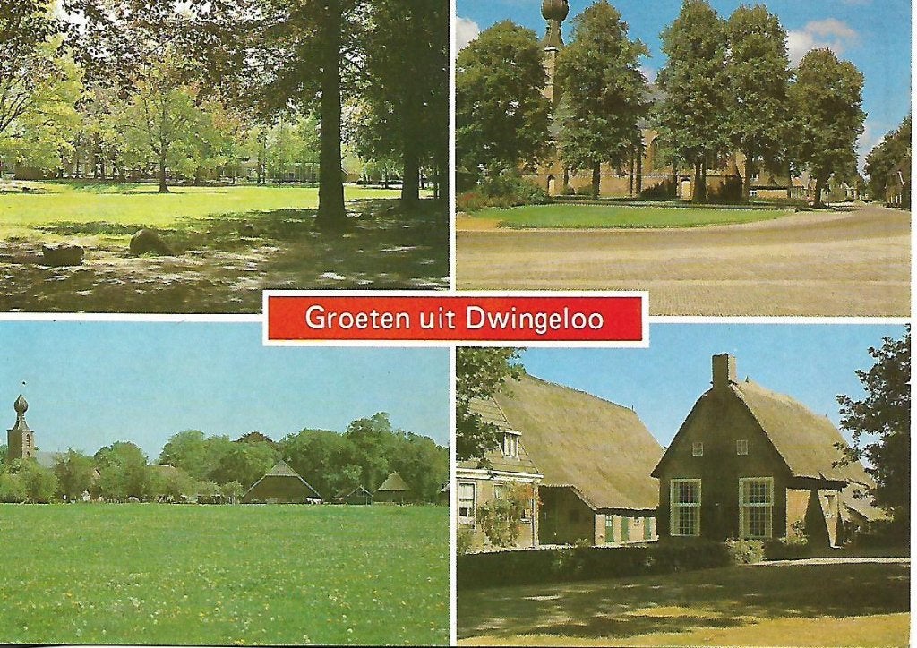 Dwingeloo- -4-luik., Verzenden, 1980 tot heden, Gelopen, Drenthe
