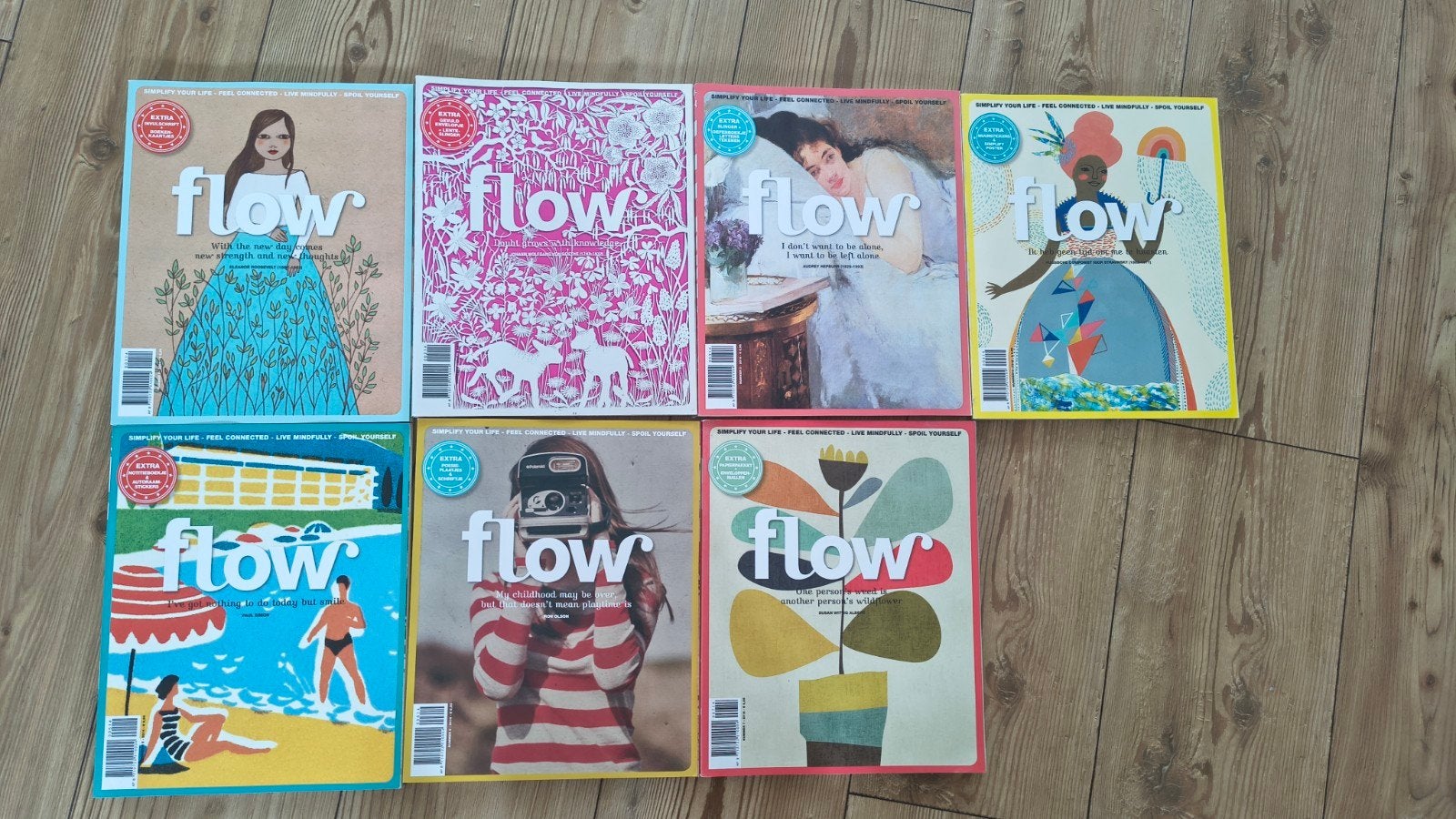 7x Flow jaargang 2014, Boeken, Ophalen of Verzenden, Gelezen, Damesbladen