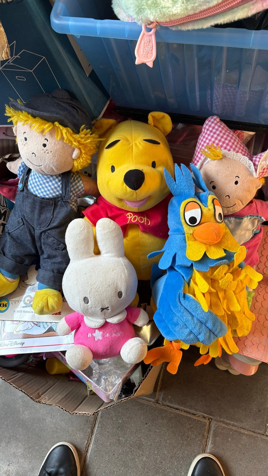 Grote collectie knuffels: Disney, Nijntje, Smurf en meer!, Gebruikt, Disney, Ophalen of Verzenden, Klein (minder dan 20 cm)