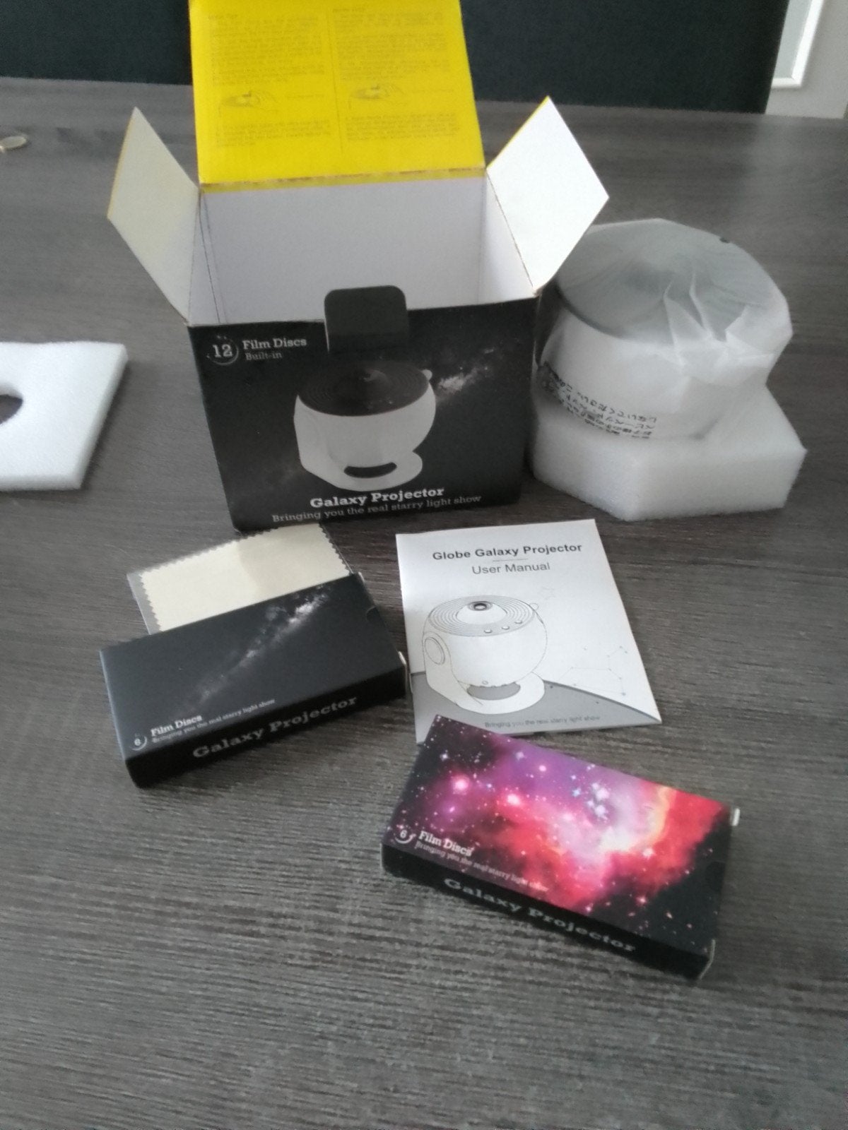Galaxy Projector Lichtbol met 12 Film Discs, Ophalen, LED, Zo goed als nieuw, Galaxy Projector