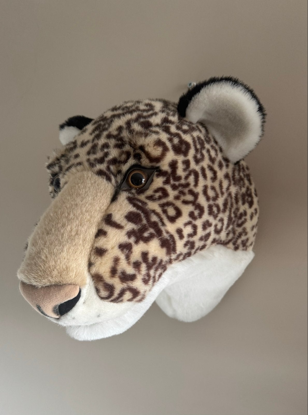 Pluche Dierenkoppen voor aan de Muur - bibib, Ophalen of Verzenden, Zo goed als nieuw, Meerkleurig, Leeuw