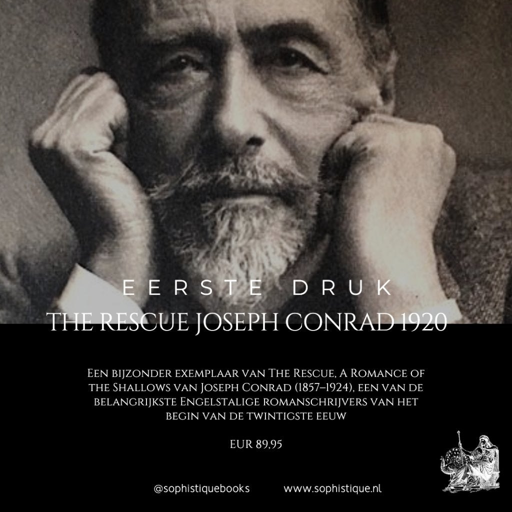 Eerste druk The Rescue Joseph Conrad 1920 | EUR 89,95, Ophalen of Verzenden, Zo goed als nieuw
