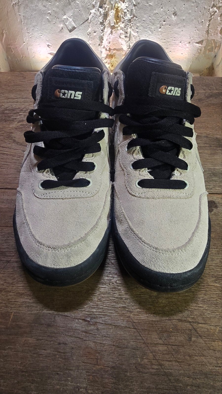 Converse Fastbreak Pro x Carhartt WIP Sneakers - Maat 43, Converse x Carhartt WIP, Wit, Ophalen of Verzenden, Sneakers of Gympen